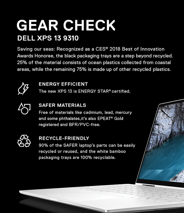 Dell Student Promo: "XPS 13 is Energy Efficient, uses Safer Materials, and is Recycle-Friendly